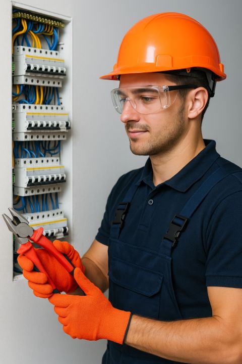 Ilustrație pentru Cum alegi un electrician autorizat pentru modernizări electrice în Timișoara