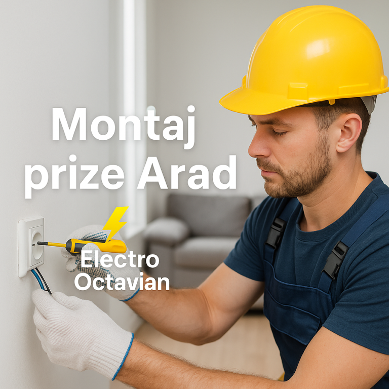 Ilustrație pentru Montaj prize Arad – Electro Octavian