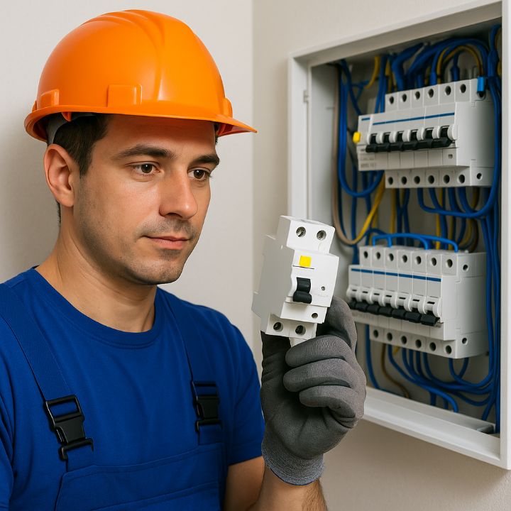 Ilustrație pentru Cum te protejează siguranța diferențială de electrocutare și incendii