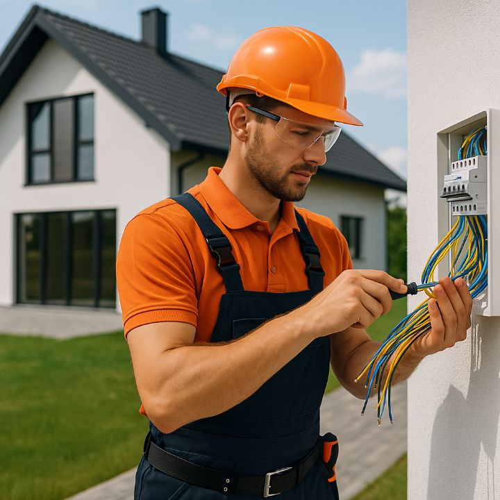 Ilustrație pentru Instalații electrice complete în Moșnița Nouă – Electro Octavian