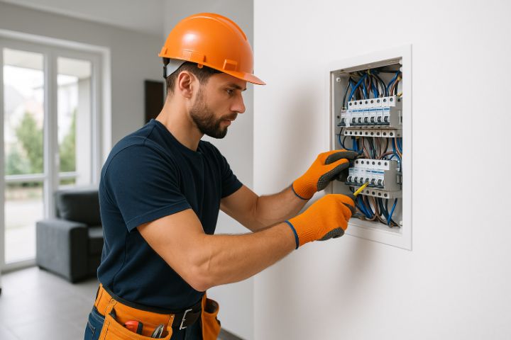 Ilustrație pentru Montaj tablouri electrice și siguranțe în Moșnița Nouă – Siguranță pentru locuința ta